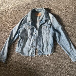 Blank NYC Distressed Denim Jacket
